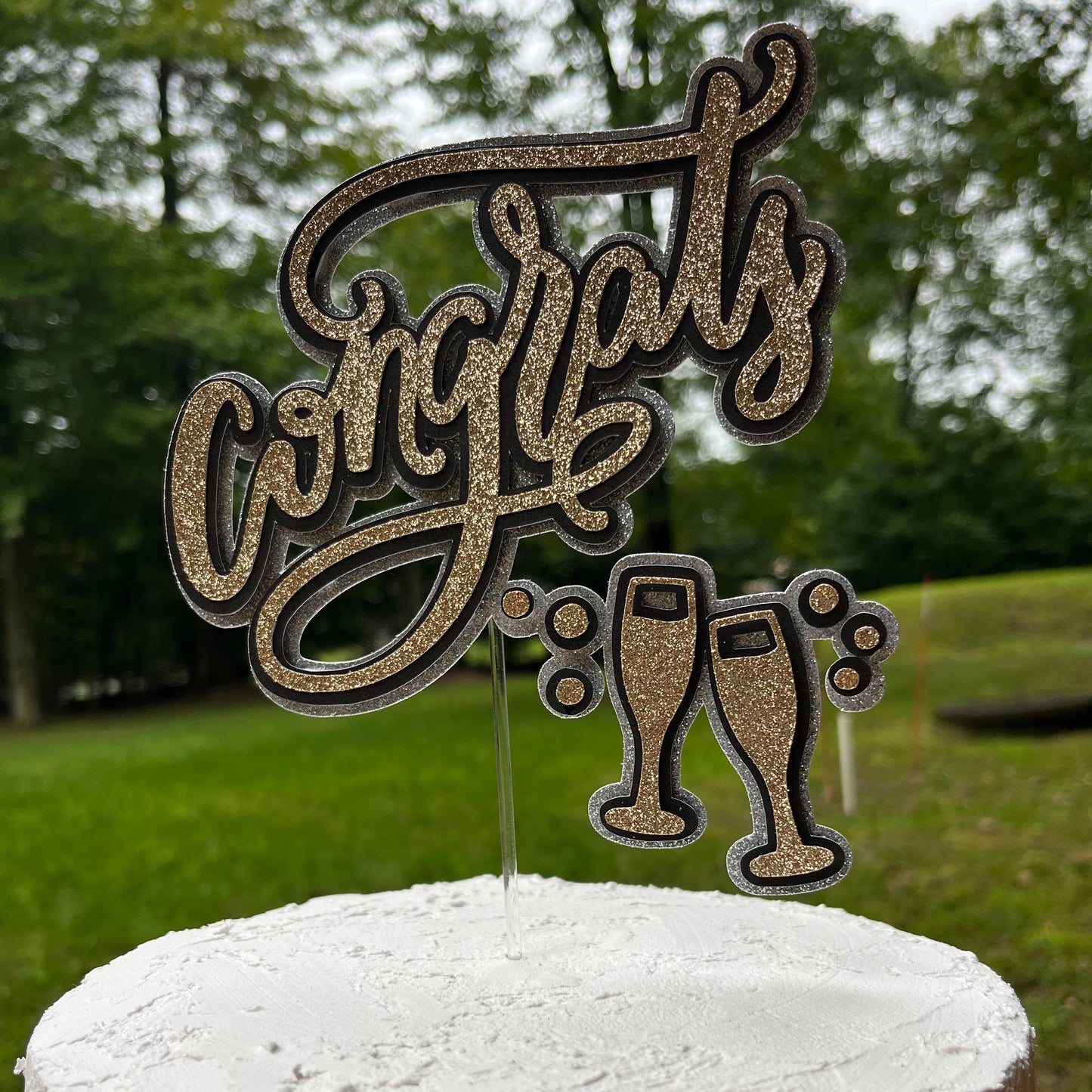 Congrats - Cake Topper