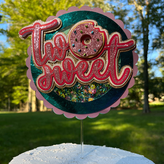 Two Sweet - Cake Topper